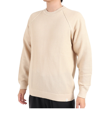 エルケクス（ELKEX）長袖ピケニット 無地 EKM3FA0004 IVR