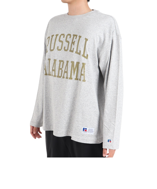 ラッセル（RUSSELL）88/12 ロングスリーブ クルーネックTシャツ Wide RBM23F0006 MGRY