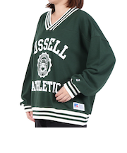 ラッセル（RUSSELL）Vネックライン リブスウェット Wide RBL23F1001 GRN