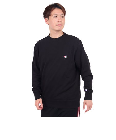チャンピオン-ヘリテイジ（CHAMPION-HERITAGE）ベーシック ワンポイント クルーネックスウェットシャツ C3-Y035 090