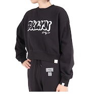 ヤックパック(YAK PAK)トレーナー BKLYN 刺繍プルオーバー L3710000-01 BLK