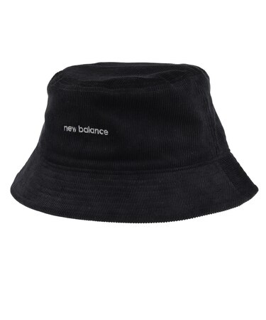 ニューバランス（new balance）ウォッシュドコーデュロイ バケットハット LAH23110BK