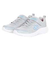 スケッチャーズ（SKECHERS）ジュニアスニーカー スポーツシューズ バウンダー ガーリー グルーヴ 303528L-GRY