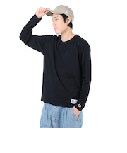 ラッセル（RUSSELL）T/C 長袖クルーネックTシャツ RBM23F0011 NVY