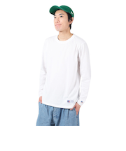 ラッセル（RUSSELL）T/C 長袖クルーネックTシャツ RBM23F0011 WHT