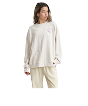 ロキシー（ROXY）ミニ裏毛 トップス 長袖Tシャツ 23FWRLT234028NAT