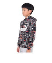 プーマ(PUMA)ジュニア ESS+ FUTUREVERSE フーディー スウェット FL 678569 01 BLK