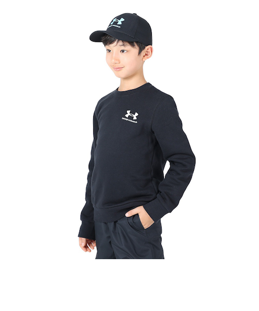 アンダーアーマー（UNDER ARMOUR）ジュニア エッセンシャルフリース クルー 1380380 001