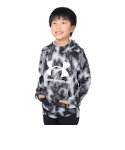 アンダーアーマー（UNDER ARMOUR）ジュニア アーマーフリース プリント ビッグロゴ フーディー 1381173 001