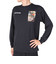 スポルディング（SPALDING）バスケットボールウェア ロングスリーブTシャツ バタフライ プレイド SMT23107BK 速乾 UVカット