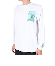 スポルディング（SPALDING）バスケットボールウェア ロングスリーブTシャツ ウォールペイント SMT23115 速乾 UVカット