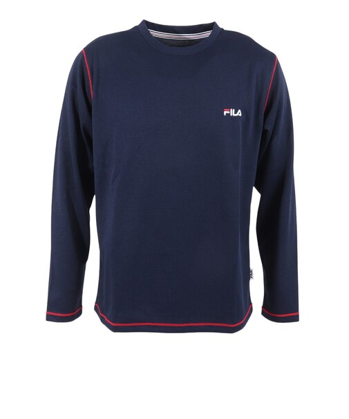 フィラ（FILA）テニスウェア 長袖ワンポイントTシャツ FM6567-20 速乾