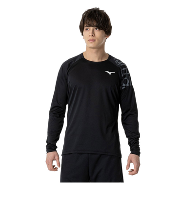 ミズノ（MIZUNO）バレーボールウェア 長袖 FUNTASTプラクティスシャツ V2MAA52109 速乾