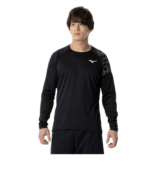 ミズノ（MIZUNO）バレーボールウェア 長袖 FUNTASTプラクティスシャツ V2MAA52109 速乾