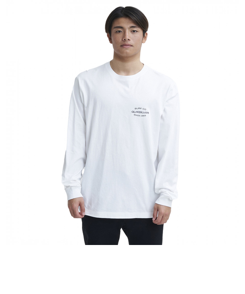 クイックシルバー（Quiksilver）長袖Tシャツ SURF LOCK UP 23FWQLT234038WHT