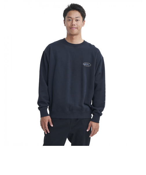 クイックシルバー（Quiksilver）スウェット プルオーバー MIKEY CREW 23FWQPO234056BLK