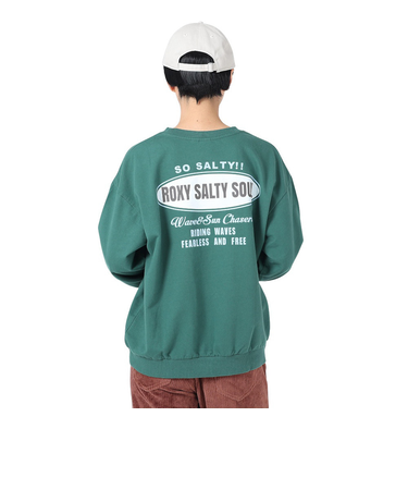 ロキシー（ROXY）SALTY SOUL スウェット トップ 23FWRPO234016GRN