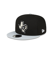 ニューエラ（NEW ERA）キャップ NBA BASIC 9FIFTY サンアントニオ・スパーズ ブラック グレーバイザー 13704981 帽子