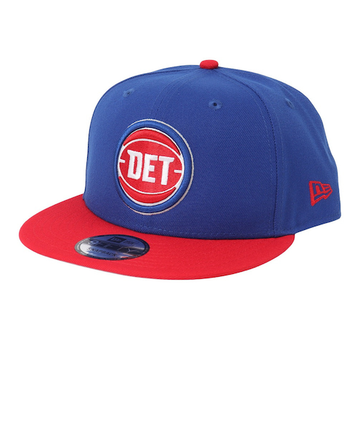 ニューエラ（NEW ERA）キャップ NBA BASIC 9FIFTY デトロイト・ピストンズ ブルー レッドバイザー 13704983 帽子