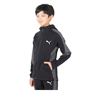 プーマ(PUMA)キッズ ボーイズ EVOSTRIPE フーデッド ジャケット 678505 01 BLK