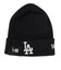 ニューエラ（NEW ERA）帽子 ニット帽 ベーシック カフニット MLB Team Logo ロサンゼルスドジャース 13751351 防寒 フリーサイズ 黒