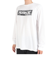 ハーレー（HURLEY）VORTEX BOX ロゴ 長袖Tシャツ MLS2312011-WHT