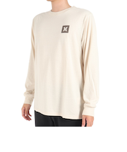 ハーレー（HURLEY）カットソー 長袖 ベージュ SLEEVE LOGO 長袖Tシャツ MLS2312031-NTL