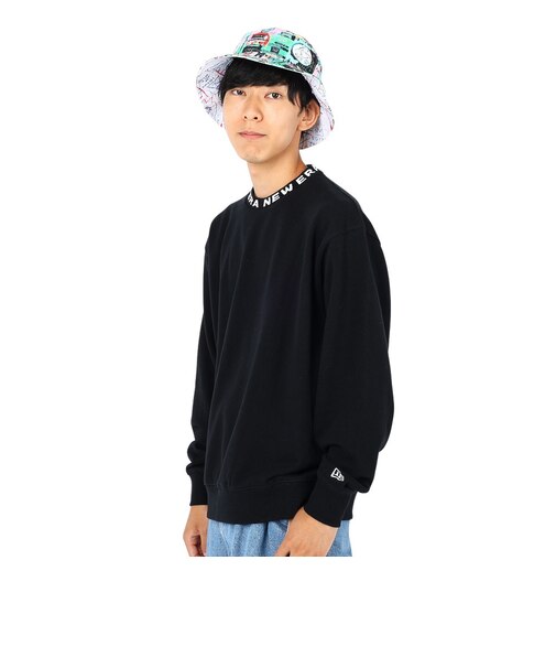 ニューエラ（NEW ERA）裏毛 オーバーサイズド スウェットクルーネック Jacquard Logo 13755379
