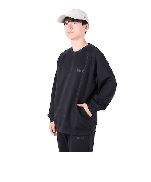 リーフ（REEF）TECH クルーネックカットソー RFTEM2330-BLK