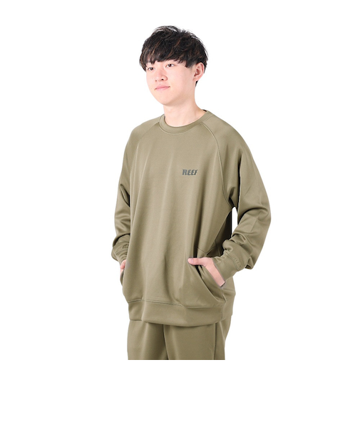 リーフ（REEF）TECH クルーネックカットソー RFTEM2330-OLV