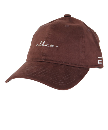 エルケクス（ELKEX）スエードロゴキャップ EKL3FA0024 BRN 帽子
