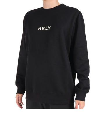 ハーレー（HURLEY）オーバーサイズ エンブロイダリークルースウェット MFL2312014-BLK