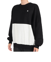ハーレー（HURLEY）オーバーサイズ HRLY クルースウェット MSW2312029-BLK