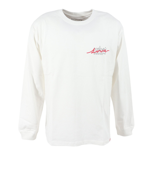 マンハッタンポーテージ（ManhattanPortage）長袖プリントTシャツ 23FW-MP-M549 WHT