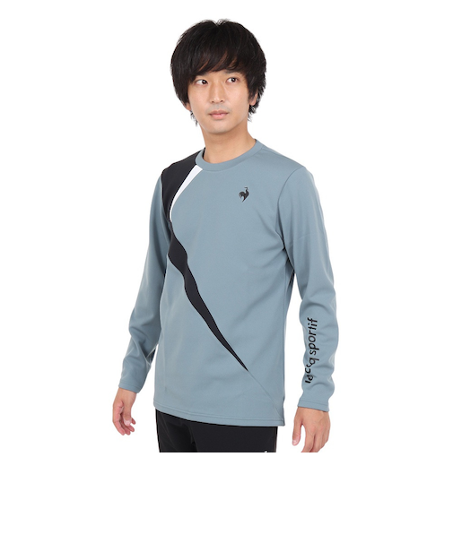 ルコックスポルティフ（lecoqsportif）テニスウェア ライトスウェットシャツ QTMWJB03 BL