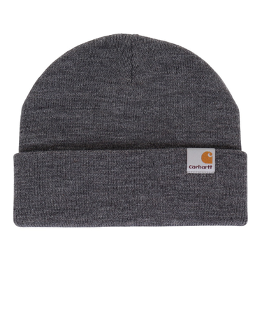 カーハート（CARHARTT）ニット帽 STRATUS ハット LOW I025741ZMXX23FW 防寒 グレー