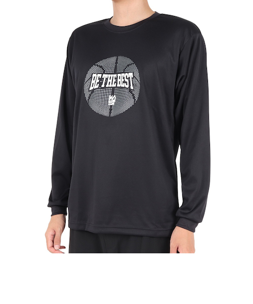 エックスティーエス(XTS)バスケットボールウェア ドライプラス 長袖Tシャツ 751TS3ES0027BLK 速乾