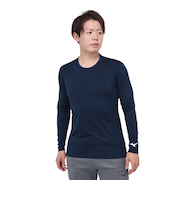 ミズノ（MIZUNO）バレーボールウェア 長袖 Basicプラクティスシャツ V2MAA53114 速乾