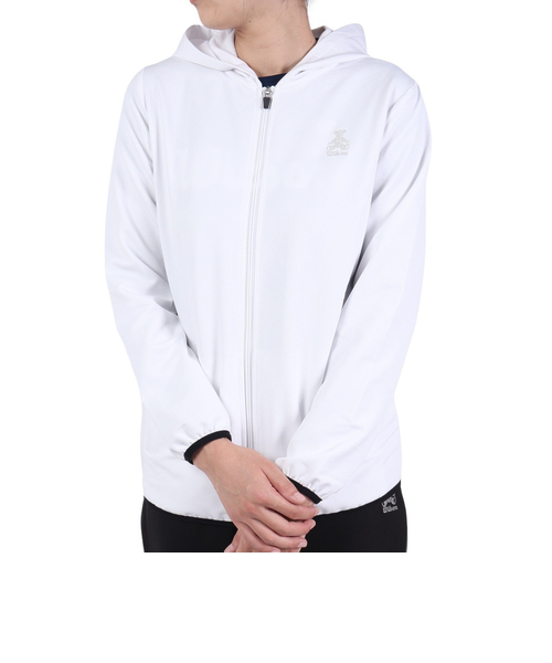 ウイルソン（Wilson）テニスウェア レディース クロス ジップパーカー