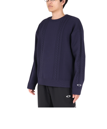 オークリー（OAKLEY）クルーネックセーター ESSENTIAL ARAN SWEATER 3.0 FOA405944-6FB