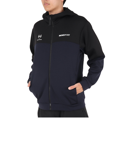 デサント（DESCENTE）ウインドクロス フルジップフーディー DX-C2547XB NVBK