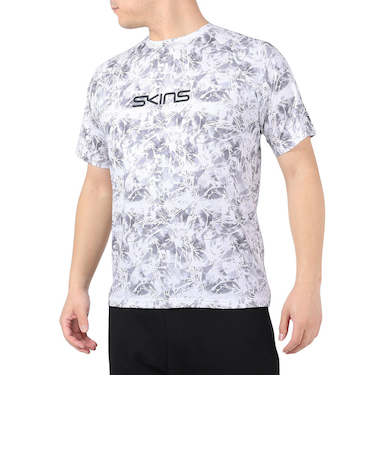 スキンズ（SKINS）ラグラン プリント半袖Tシャツ 184-29943-012