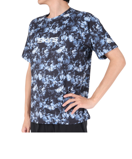 スキンズ（SKINS）ラグラン プリント半袖Tシャツ 184-29943-098