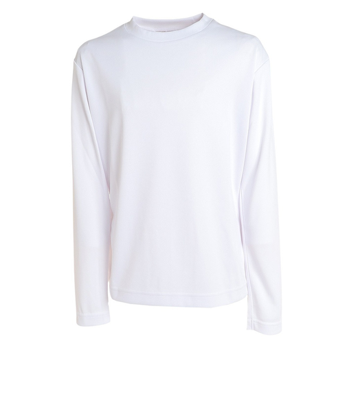 デュアリグ（DUARIG）ジュニア サッカーウェア ドライプラス 丸首長袖Tシャツ 3F0013-SCWR-742ES WHT