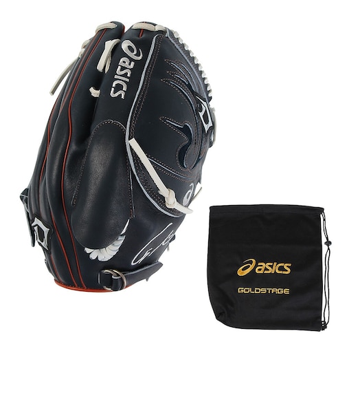 アシックス（ASICS）軟式用グラブ 投手用 野球グローブ 一般 ダルビッシュ有レプリカ 3121B323.417.LH