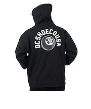 ディーシーシューズ(DC SHOES)23 BACK 8BALL スウェットパーカー 23FWDPO234083YBLK