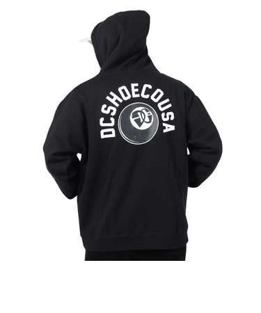 ディーシーシューズ(DC SHOES)23 BACK 8BALL スウェットパーカー 23FWDPO234083YBLK
