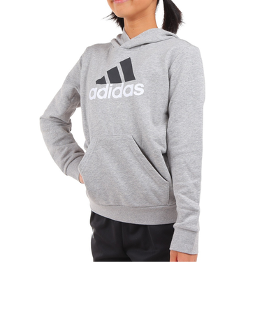 アディダス（adidas）エッセンシャルズ 2カラー ビッグロゴコットンパーカー スウェットフーディー ECO47-HB4362