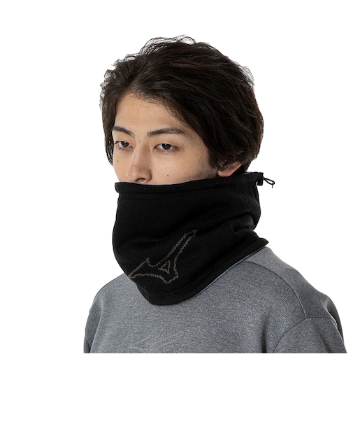 ミズノ（MIZUNO）リバーシブルネックウォーマー 32JYA70809 防寒 リバーシブル