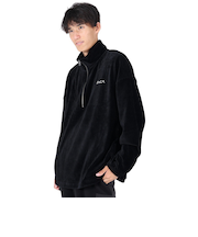 ルーカ(RVCA)CORD HALF ZIP TOP トレーナー BD042154 BLK